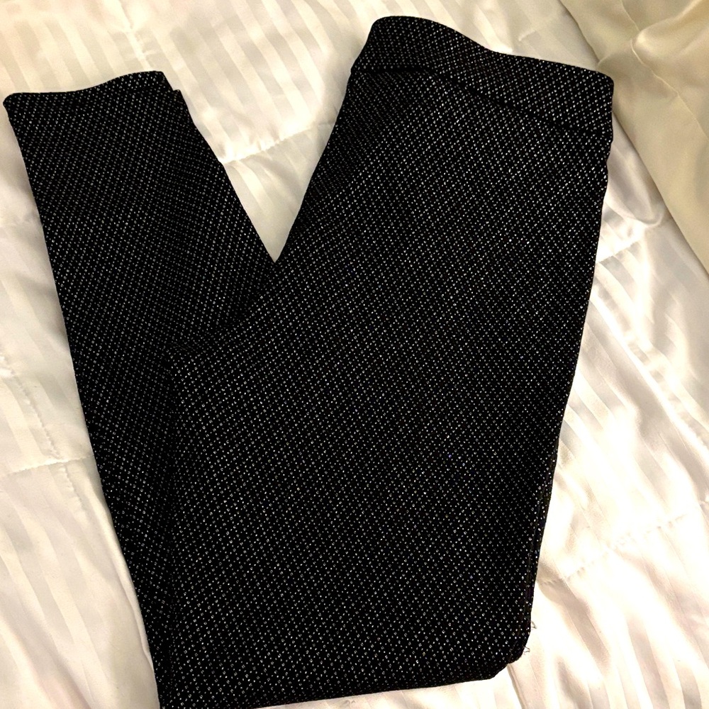 Nanette Lepore Black and Silver Patterned Garment